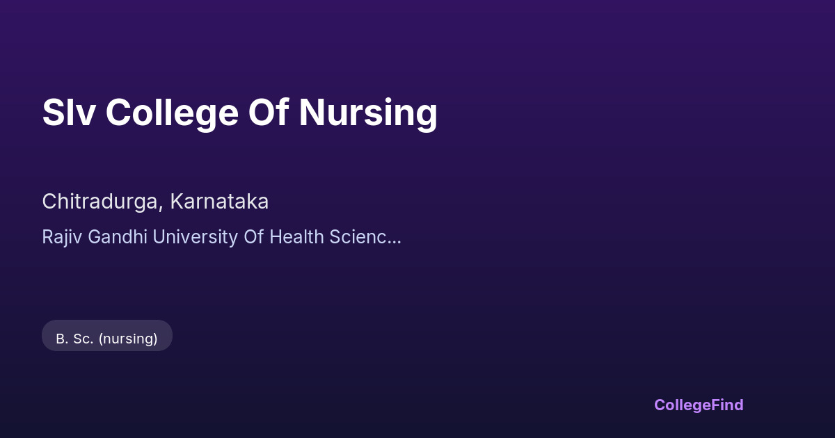 slv college of nursing