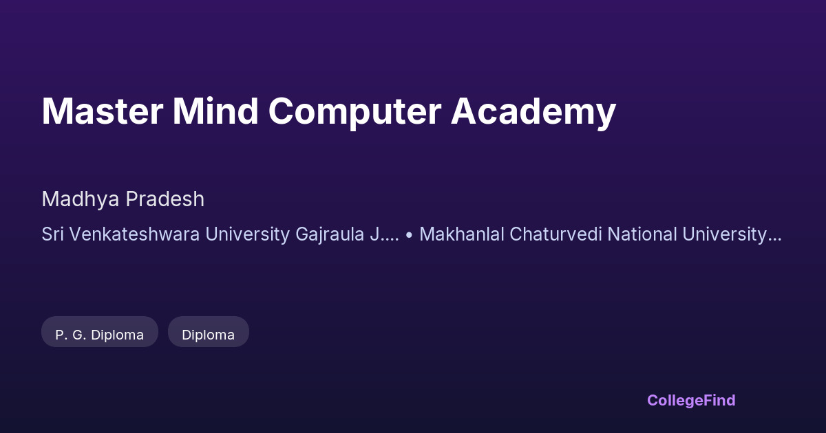 master mind computer academy