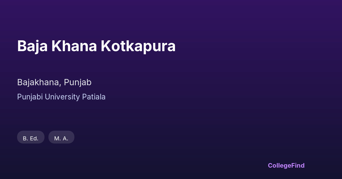 baja khana kotkapura