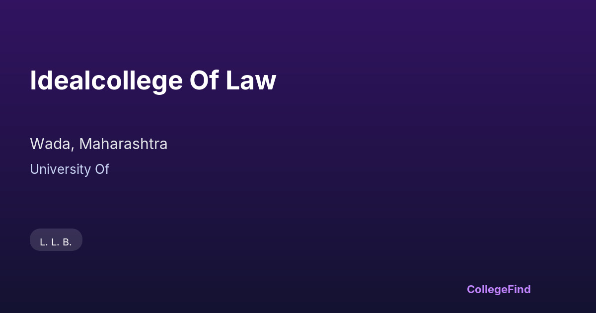 idealcollege of law