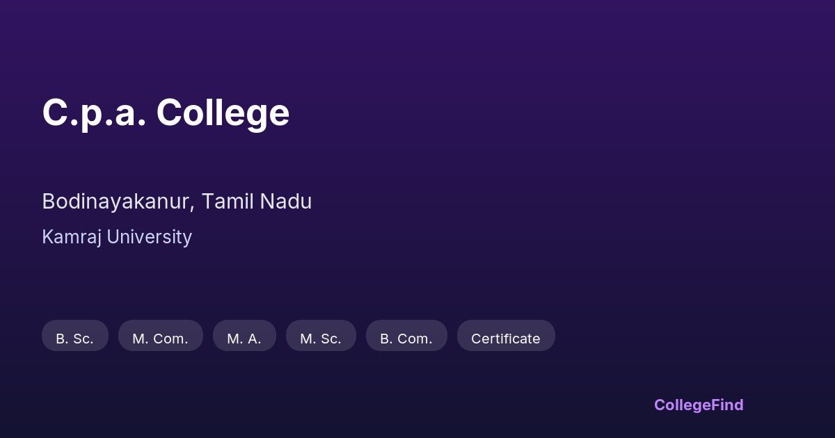 c.p.a. college