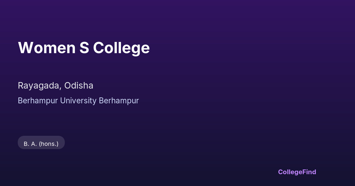 women s college
