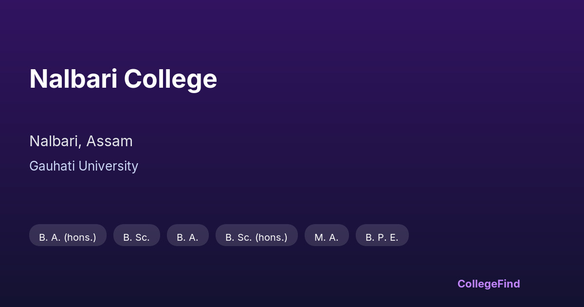 nalbari college