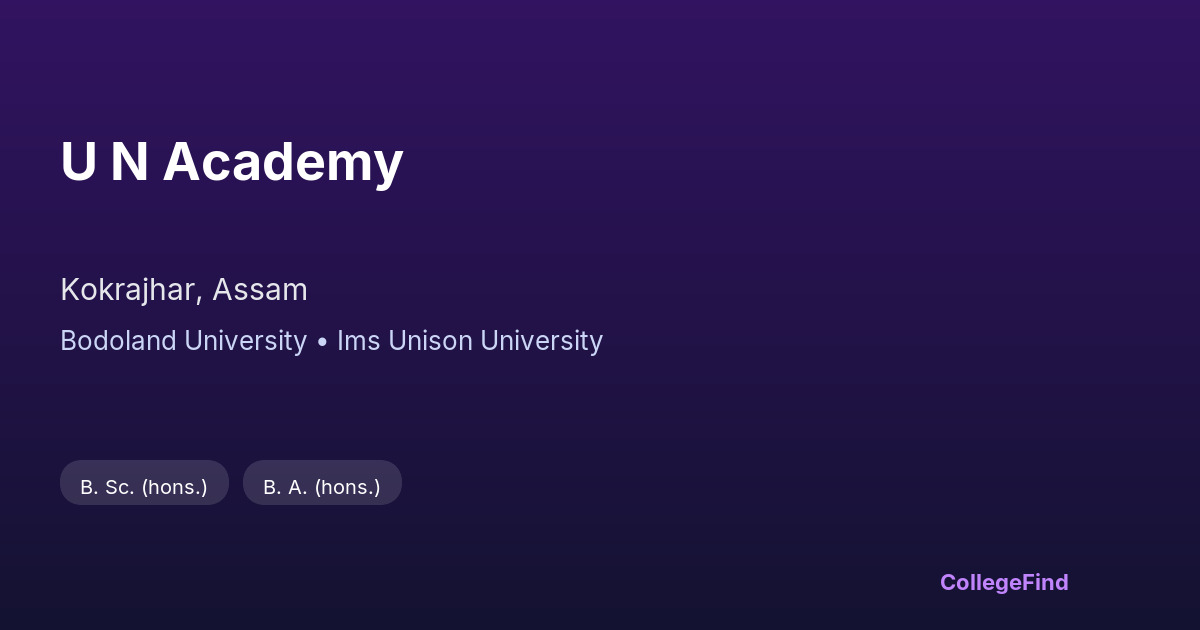 u n academy