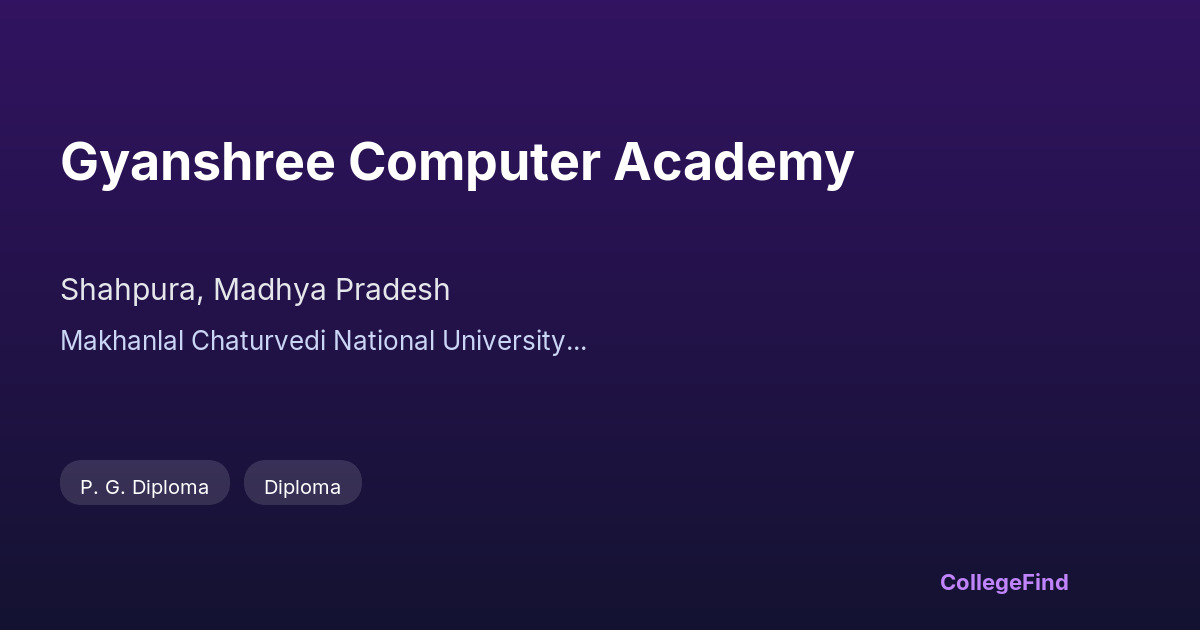 gyanshree computer academy