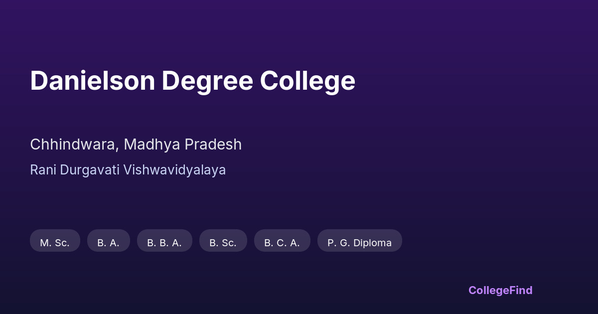 danielson degree college