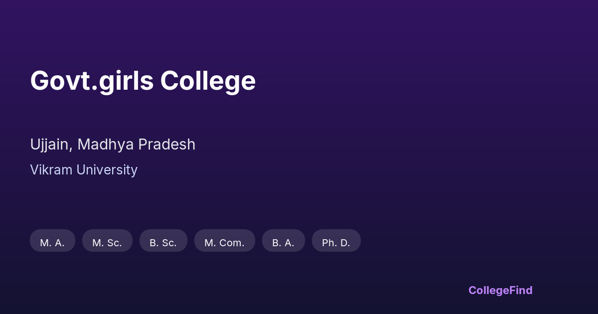 govt.girls college
