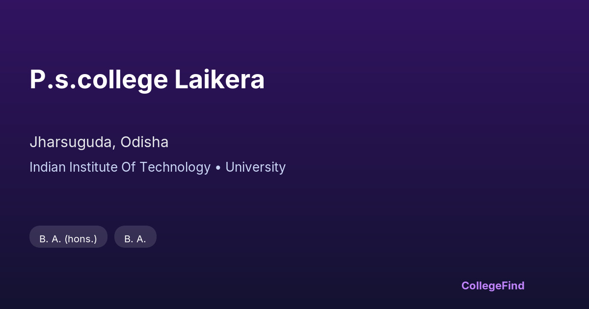 p.s.college laikera