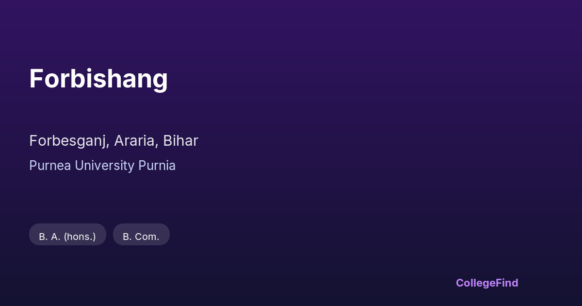 forbishang