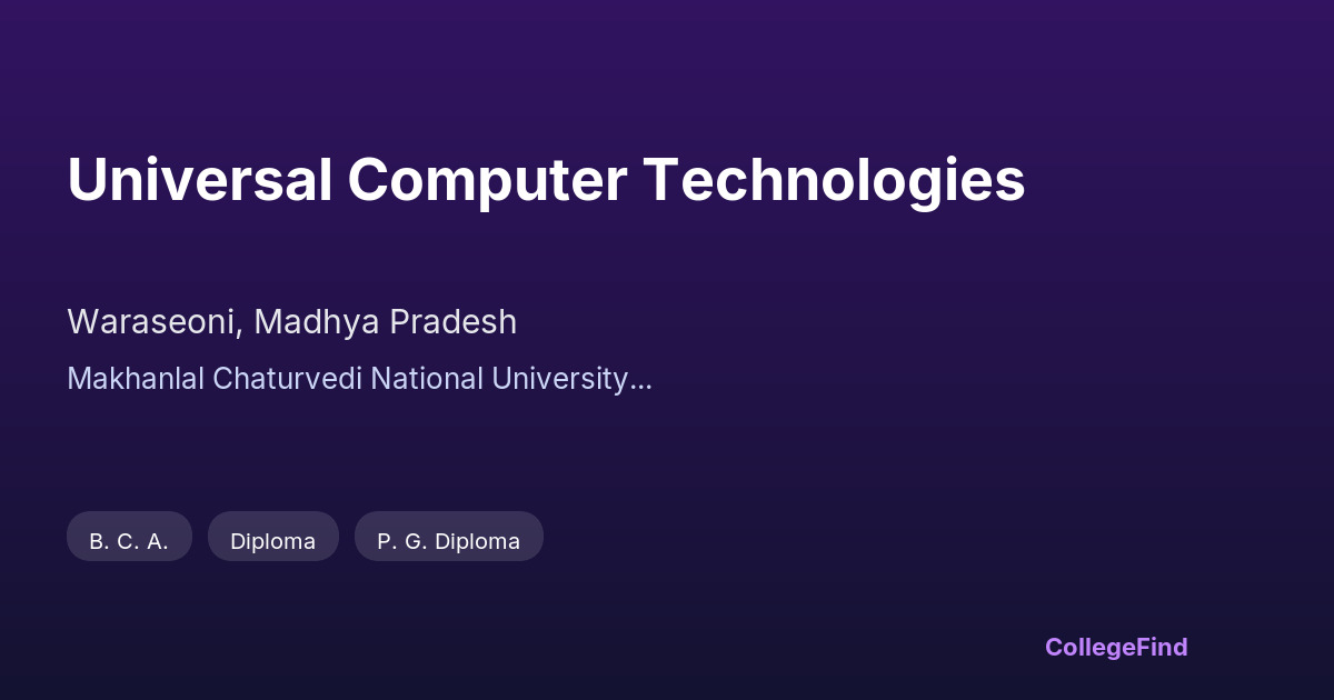 universal computer technologies
