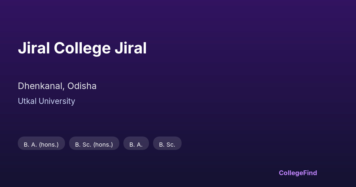 jiral college jiral