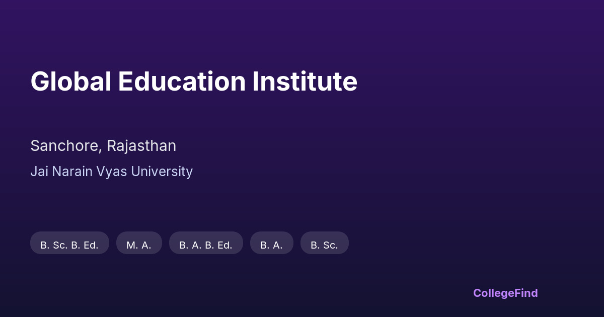 global education institute