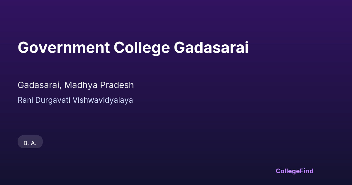 government college gadasarai