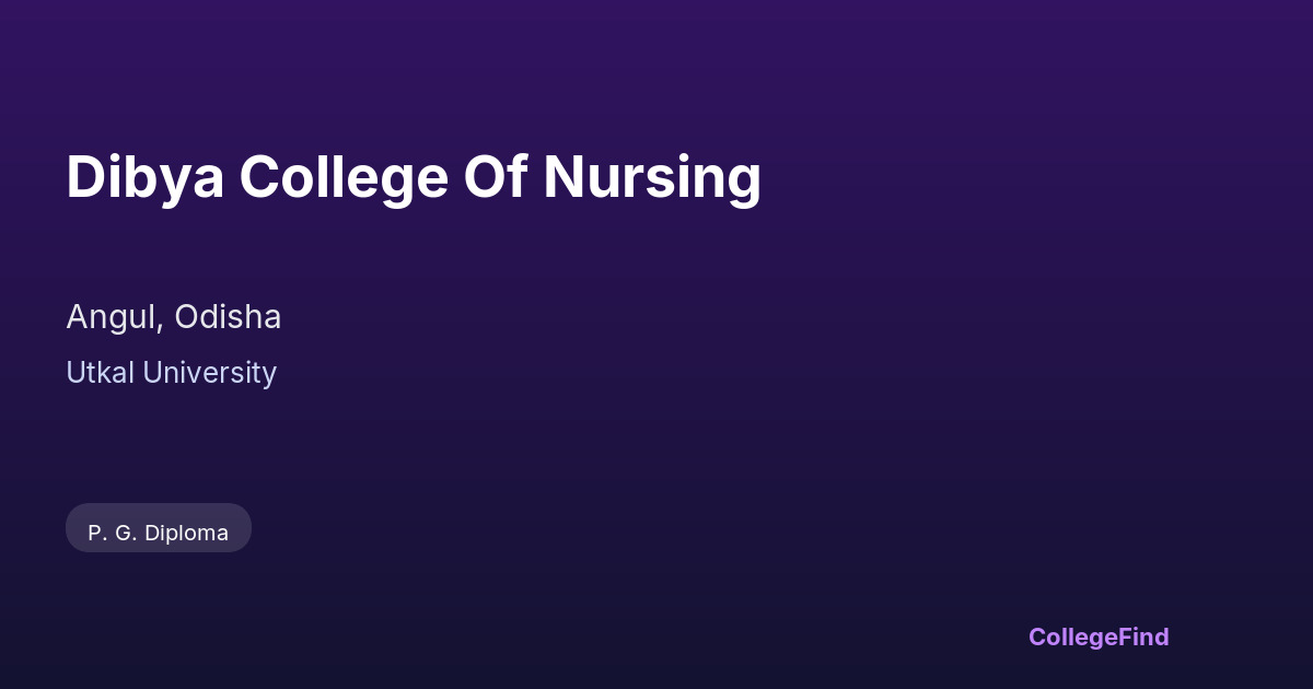 dibya college of nursing