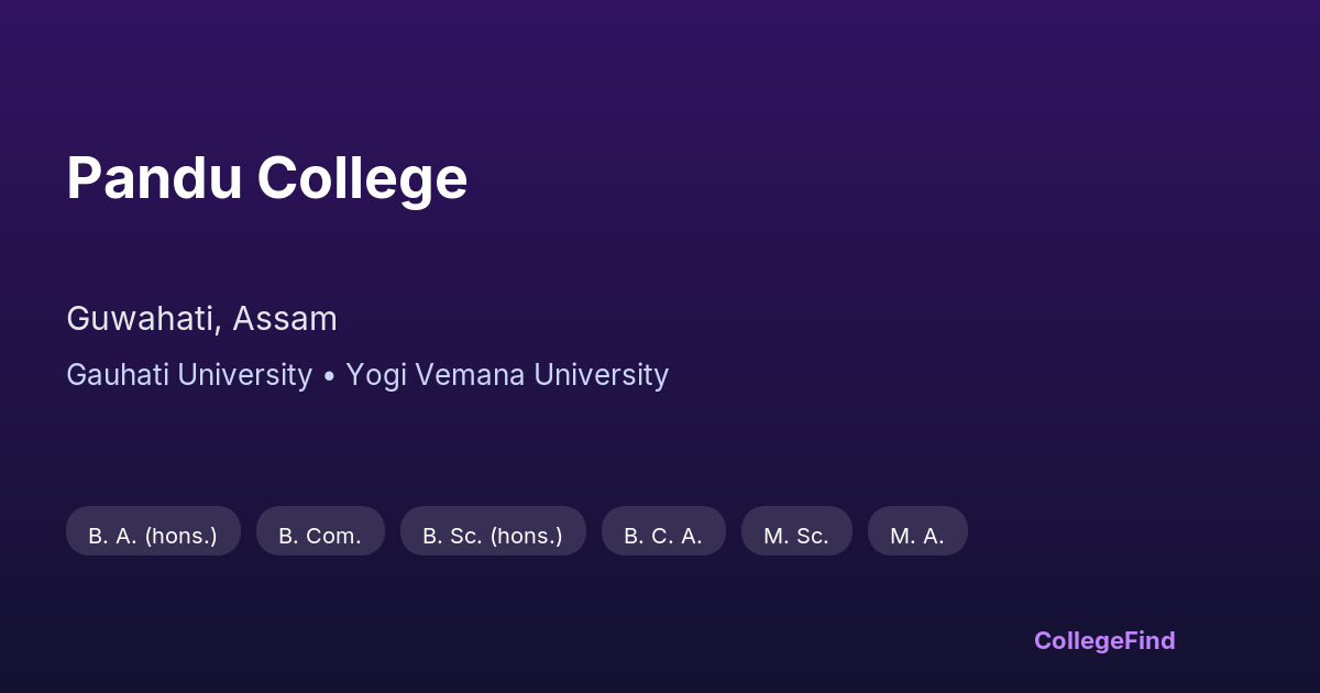 pandu college