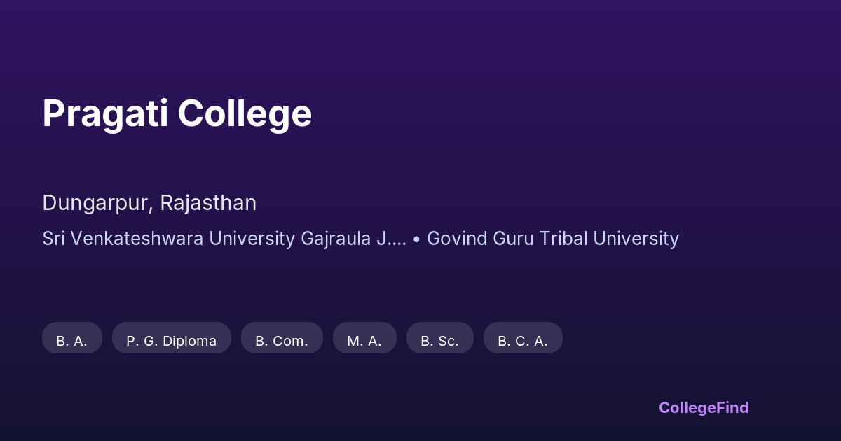pragati college
