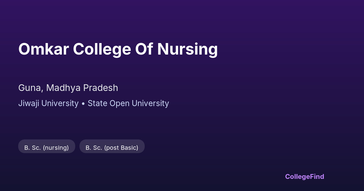 omkar college of nursing