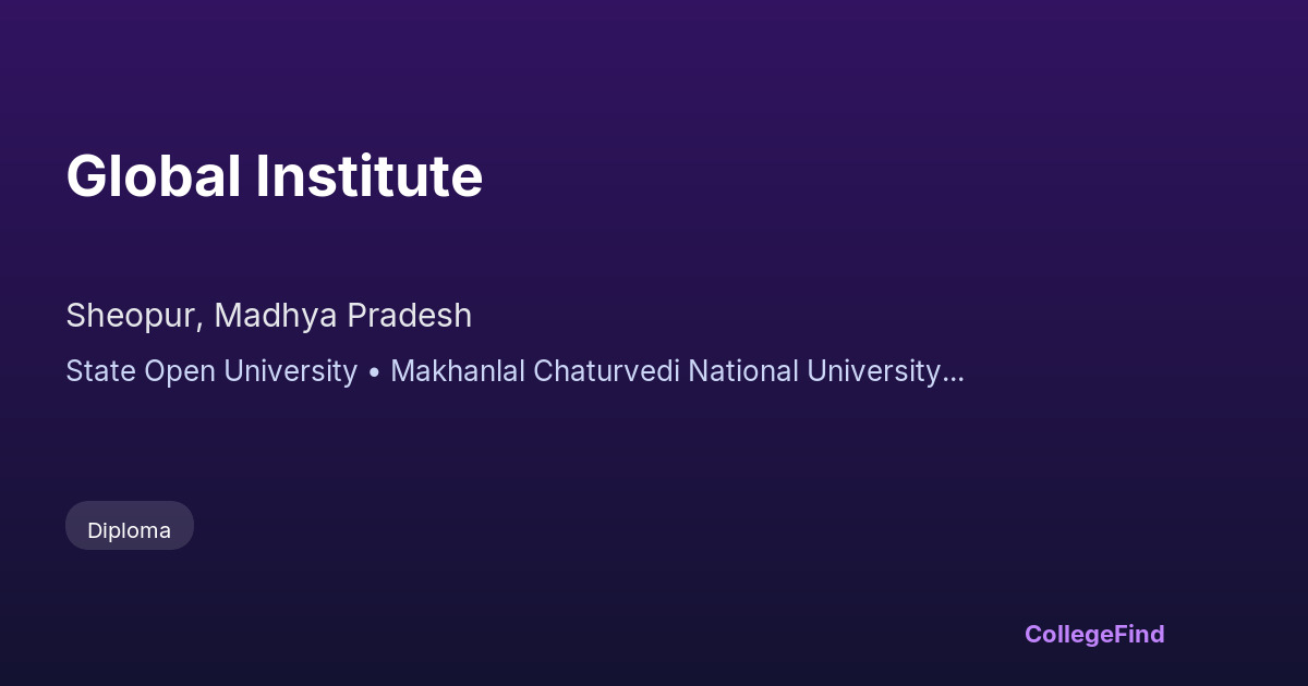 global institute