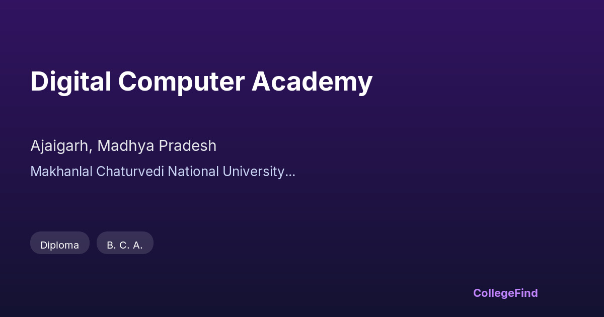 digital computer academy