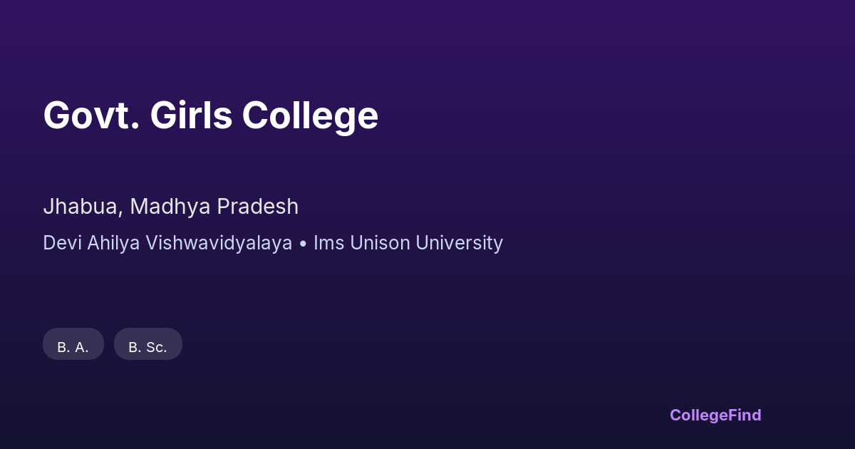 govt. girls college