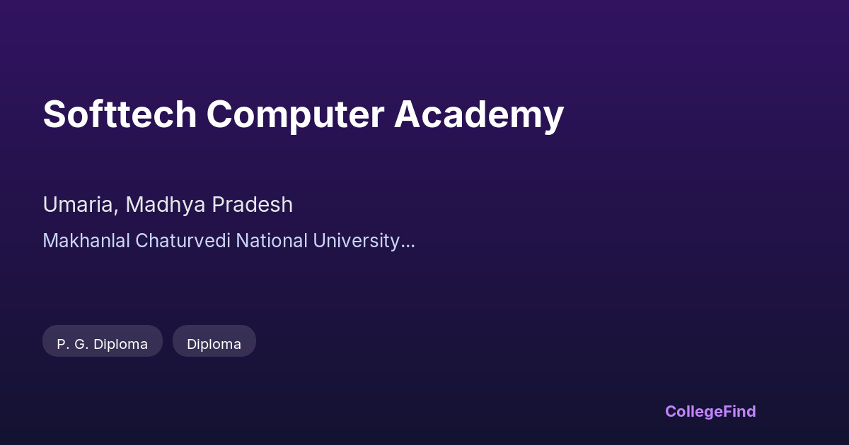 softtech computer academy