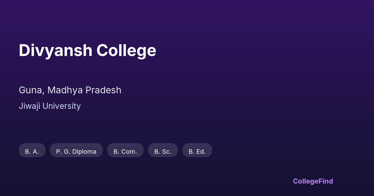 divyansh college