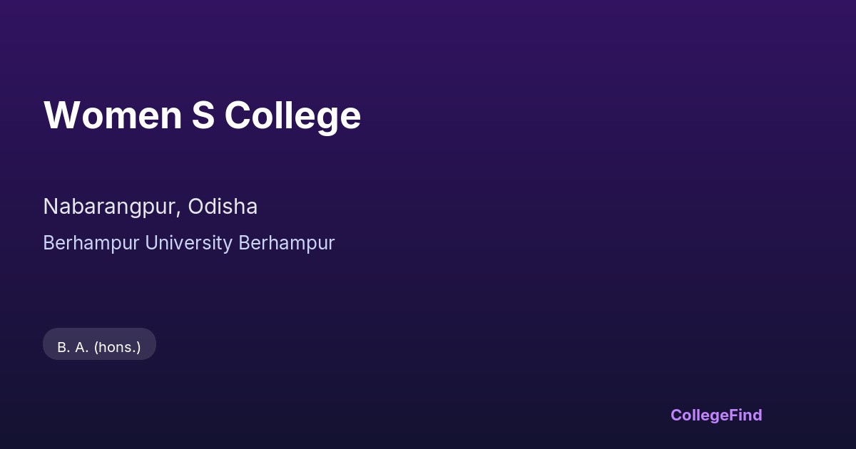 women s college