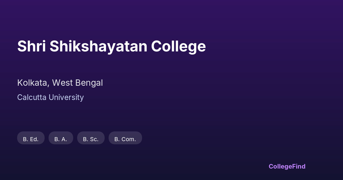 shri shikshayatan college