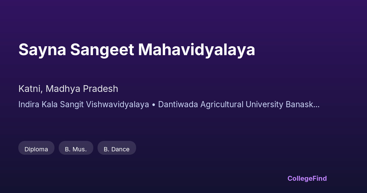 sayna sangeet mahavidyalaya