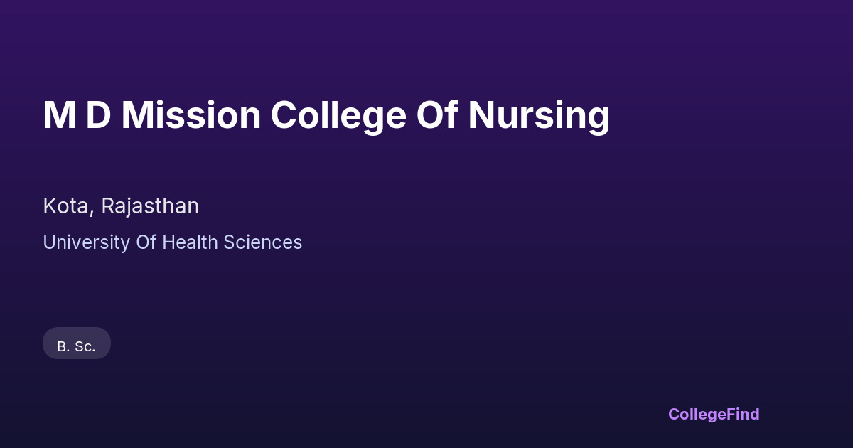 m d mission college of nursing