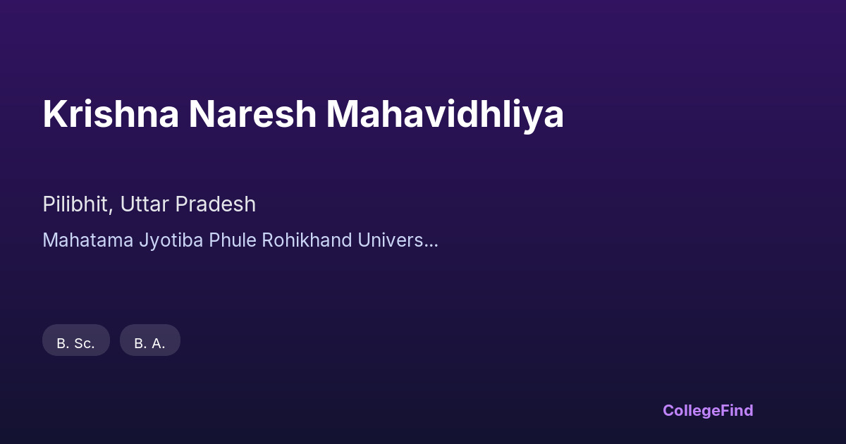 krishna naresh mahavidhliya