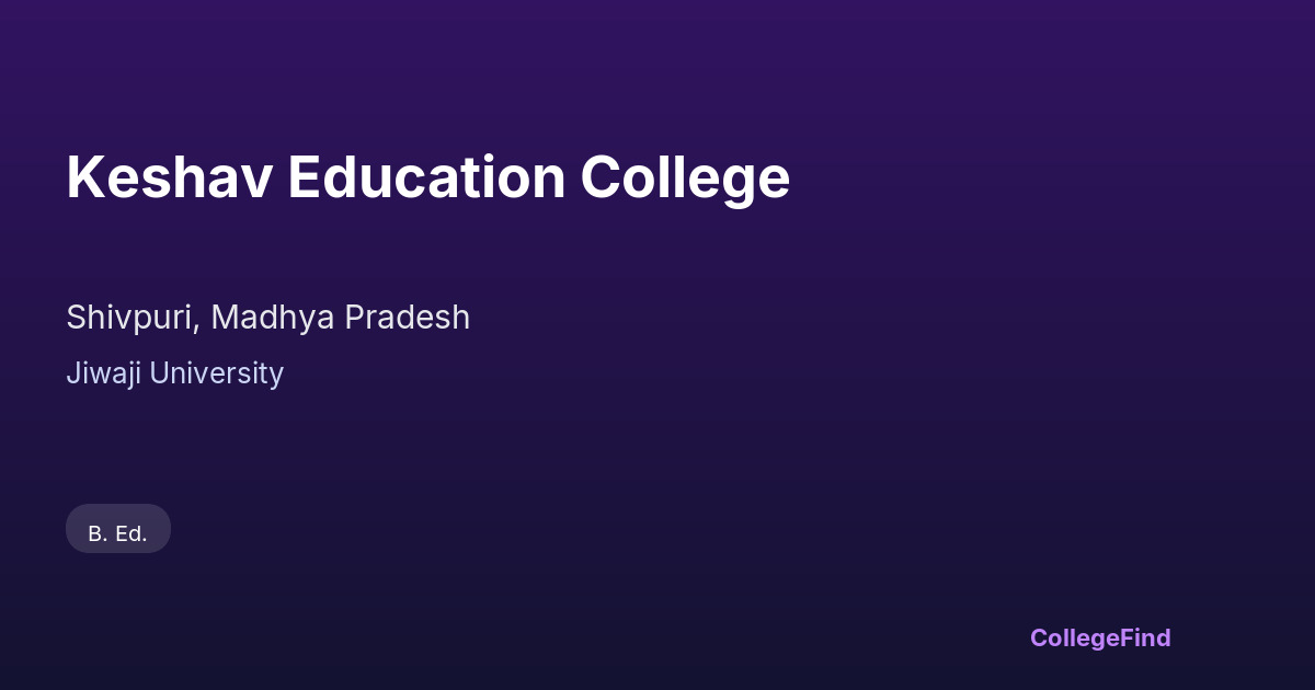 keshav education college