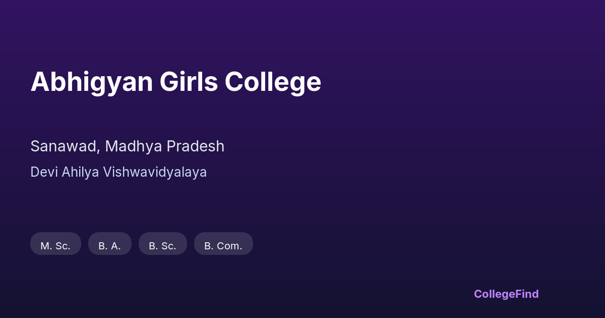 abhigyan girls college