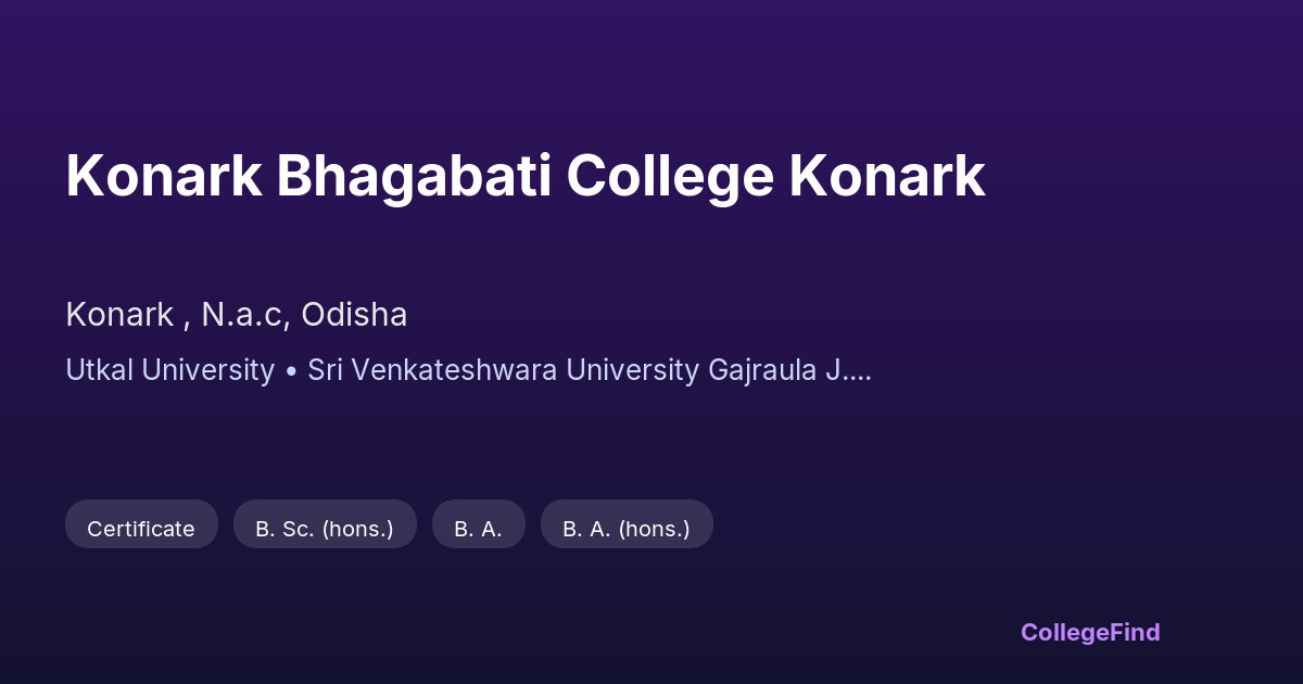 konark bhagabati college konark