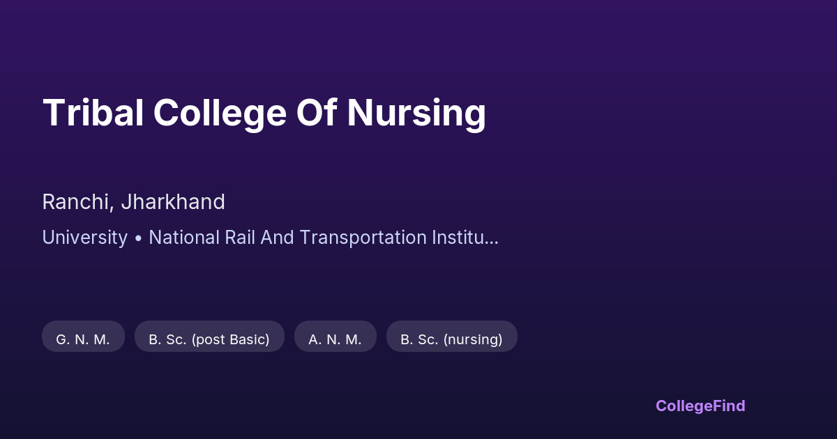 tribal college of nursing