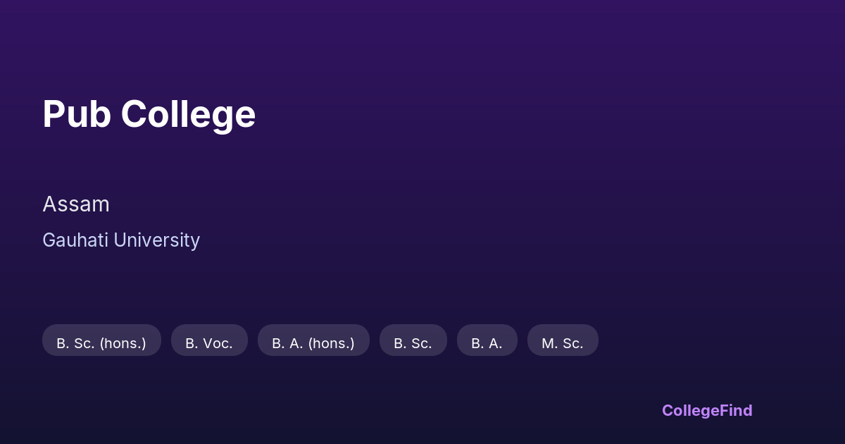 pub college
