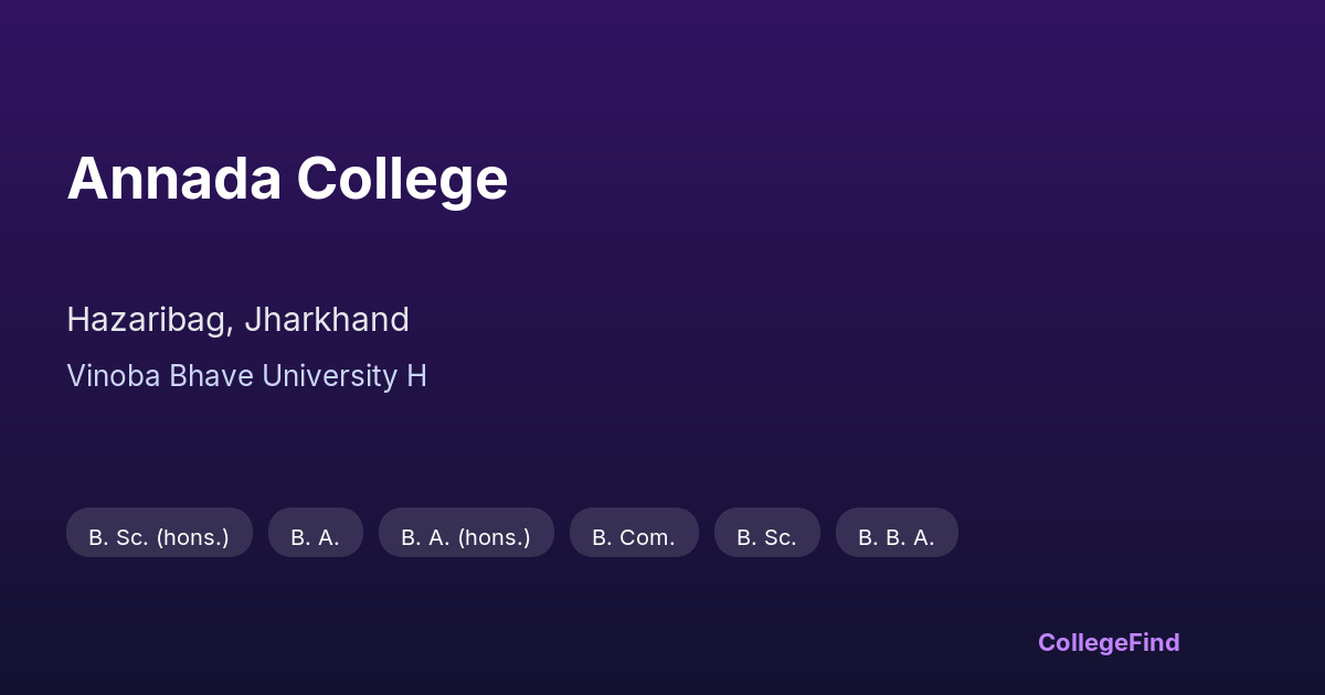 annada college