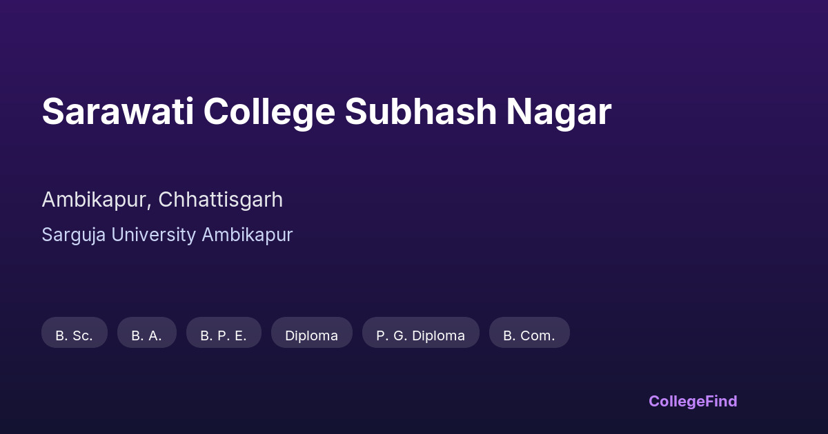 sarawati college subhash nagar