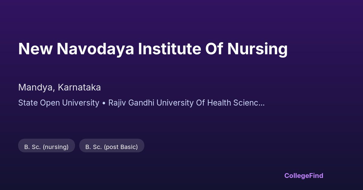 new navodaya institute of nursing
