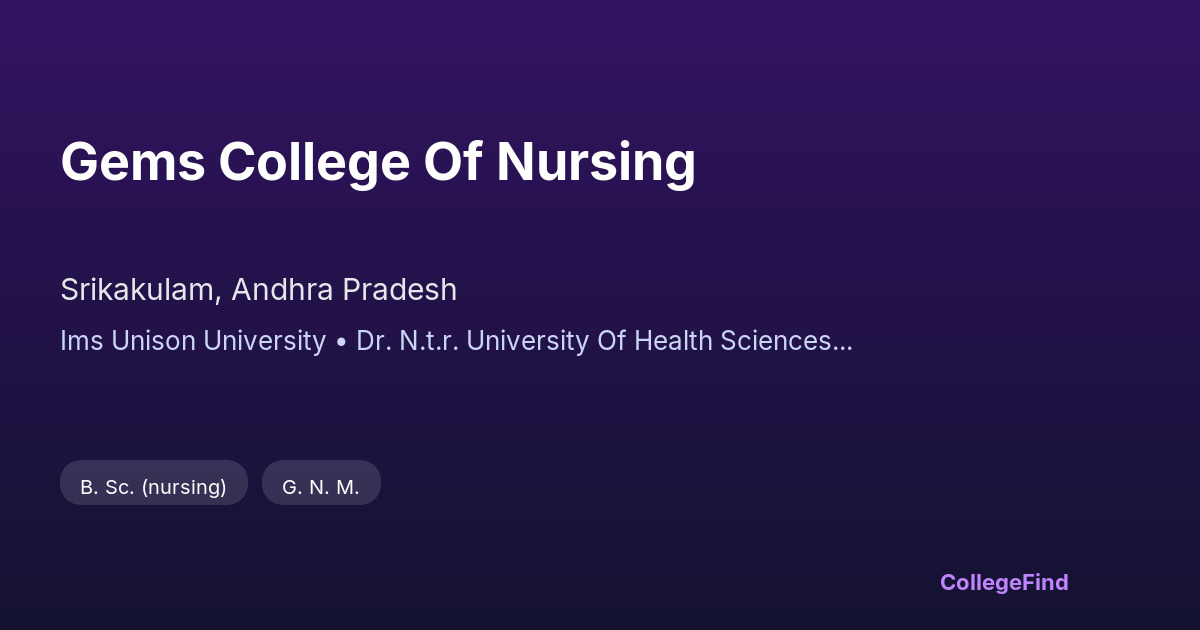 gems college of nursing