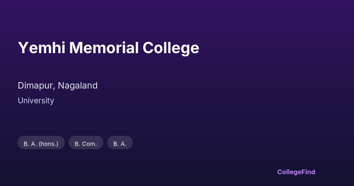 yemhi memorial college