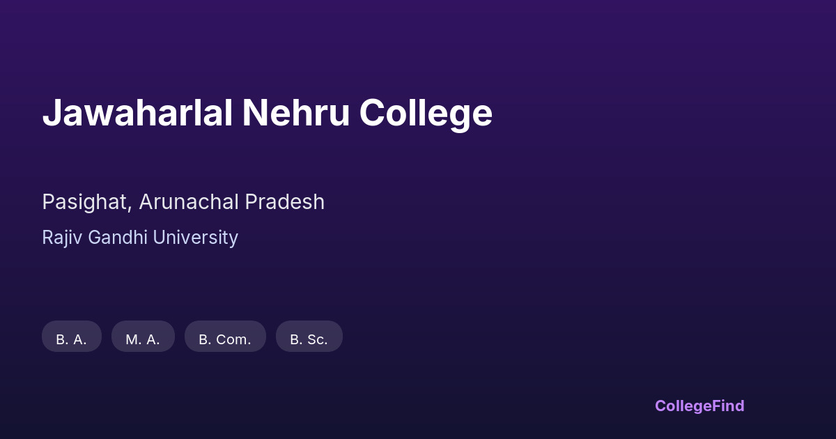 jawaharlal nehru college