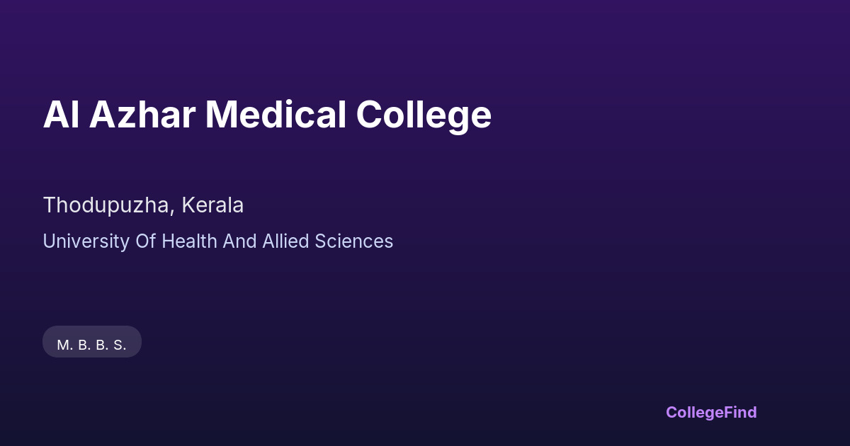 al azhar medical college