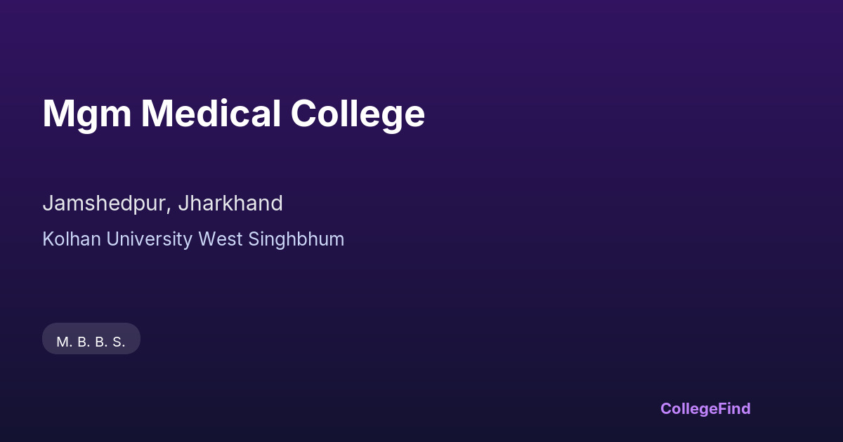 mgm medical college