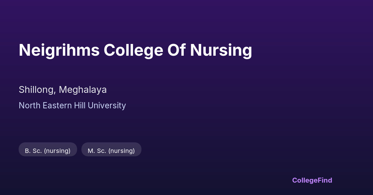 neigrihms college of nursing