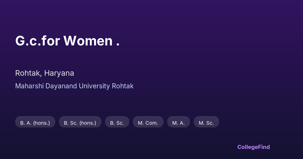 g.c.for women .