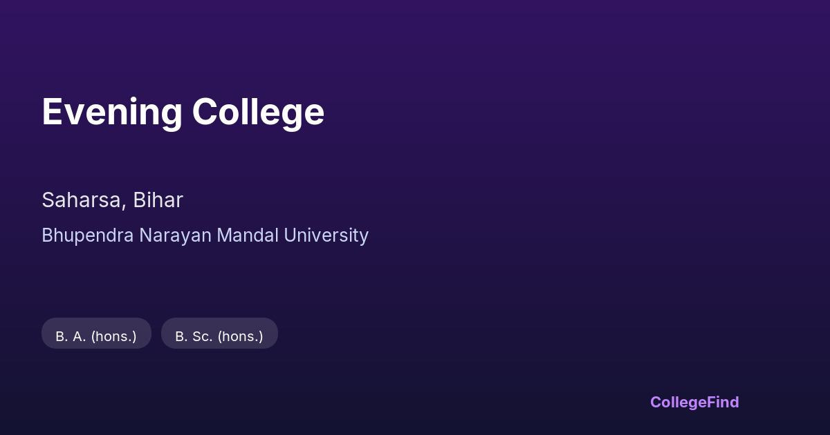 evening college