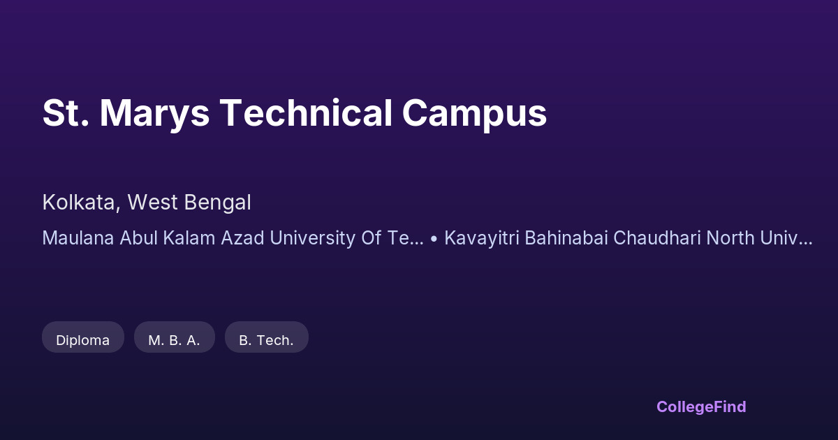 st. marys technical campus