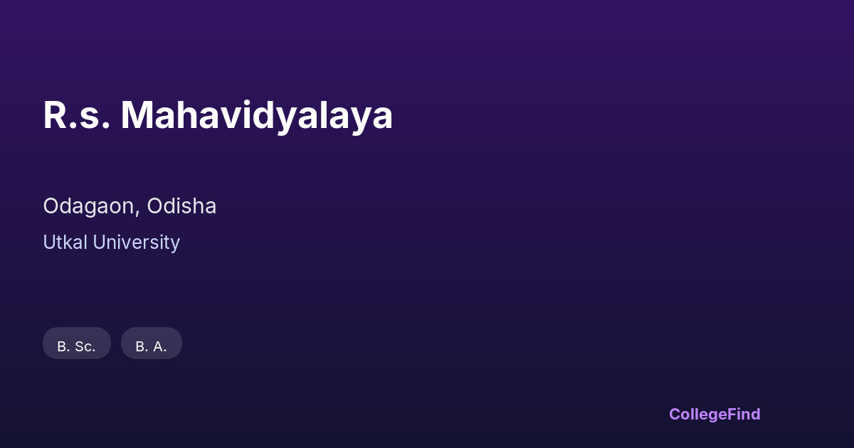 r.s. mahavidyalaya