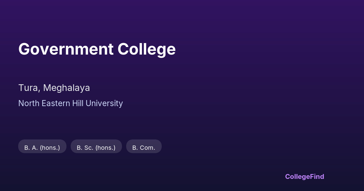 government college